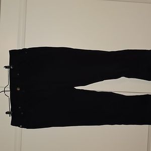 38x30 Black Polo Dungarees